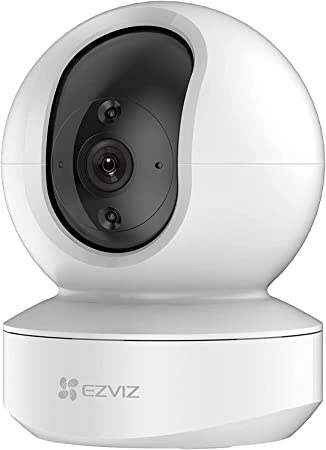 EZVIZ 1080P Full HD CCTV Camera for Home, Baby Pet Monitor with Motion Detection, Smart Tracking, Smart Night Vision, 2-Way Audio, Compatible with Alexa(TY1)