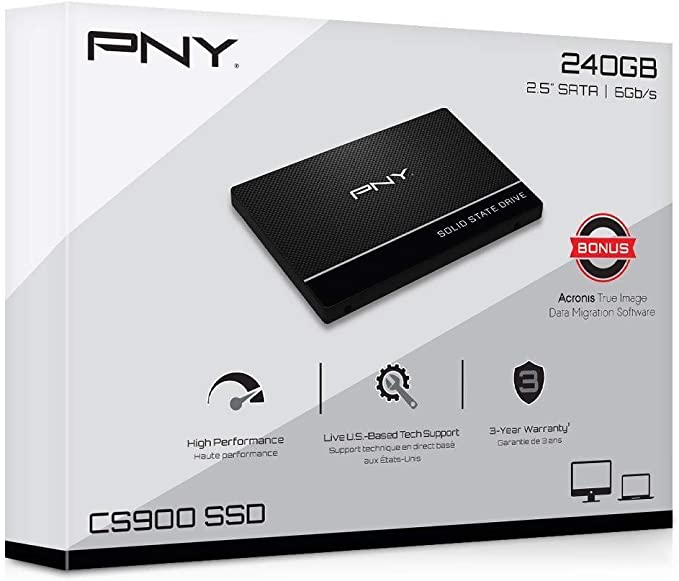 PNY CS900 240GB 2.5 Inch Sata III Internal SSD