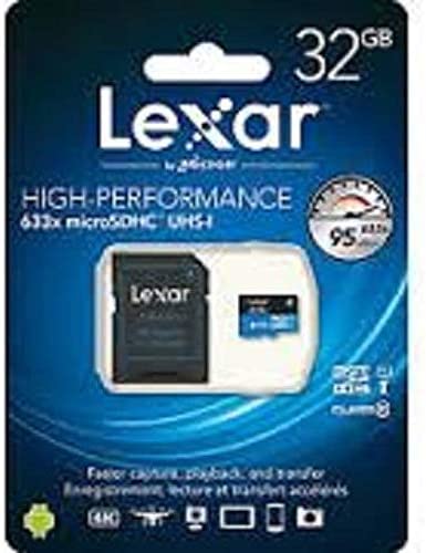 Lexar 32GB MiniSD High Capacity Memory Card for Camcorders