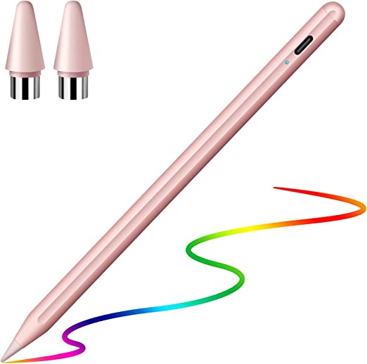 Granarbol Stylus Pen for iPad Pencil,Rechargeable Active Stylus Pen Fine Point Digital Stylist Pencil Compatible with iPad/iPad Pro/Mini/Air/ iPhone Most Capacitive Touch Screens Cellphone Tablets GD