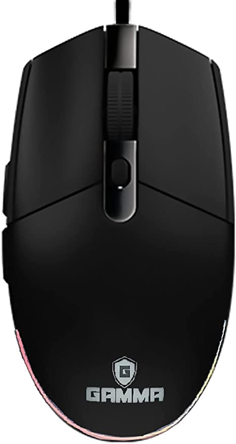 Gamma M807 Mouse Ultra Speed Wired 1.5 Meter 3200 DPI 6 Button RGB - Black