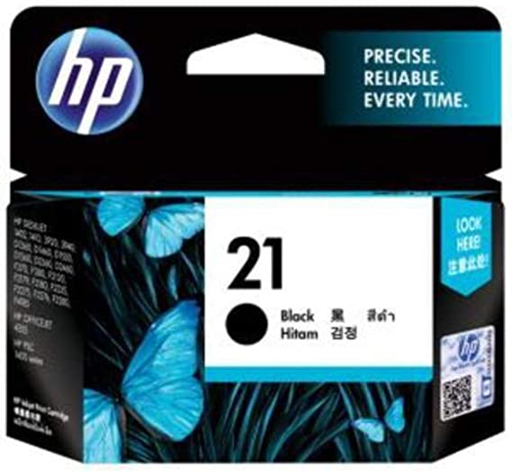 Hp Ink Cartridge - 21, Black