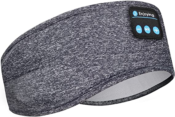 ZORBES® Non-Slip Exercise Workout Headband with Bluetooth Music Playing Function for Men and Women Elastic & Comfy Fabric, Sweat Absorbing Headband for Running,Yoga