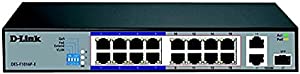 D-Link DES-F1016P-E 16-Port 10/100 Long Range PoE Surveillance Switch