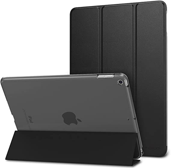 Smart Case for iPad iPad Pro 9.7" Lightweight Slim Shell Translucent Frosted Back Cover - Black