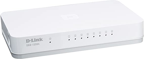 D-Link DGS-108/E Unmanaged Switch - 8 Ports