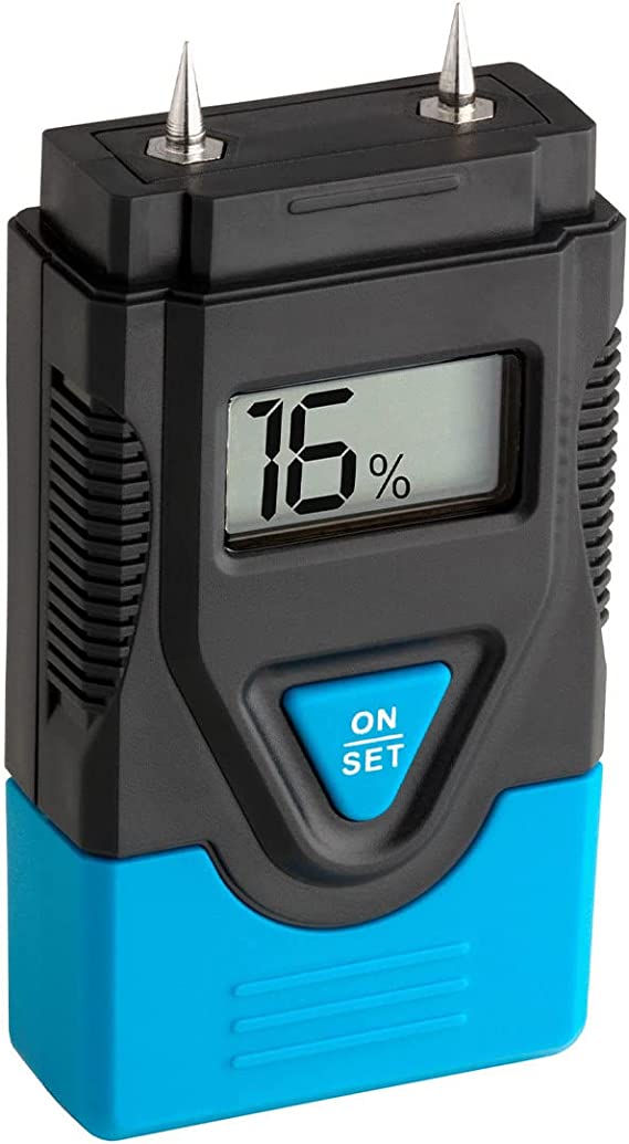 Moisture meter for wood, timber and other construction materials