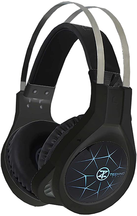 Headphone Techno Zone K29 USB Backlit RGB LED Gaming FOR COMPUTER & PS4 - NOT FOR MOBILE - Black