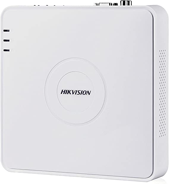 HIKVISION 8 Channel Wired Standalone DVR CCTV Camera Video Recorder 10x10x5.10 (White, Network DDNS Portable)