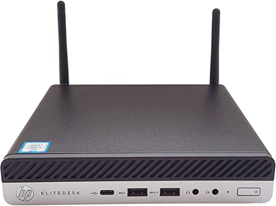 HP EliteDesk 800 G3 DM - Intel Core i5 6500T up to 3.1GHz, 16GB DDR4, 512GB TLC 3D NAND SSD, Wireless Dual Band 11AC & BT4.2 with Enhanced Dual Antennas, Windows 10 Pro Desktop Mini