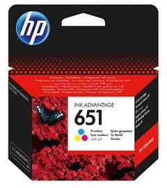 651 Tri-color Original Ink Cartridge C2P11AE Tricolour