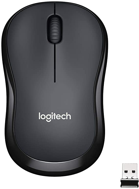 Logitech M221 Silent Wireless Mouse- Charcoal