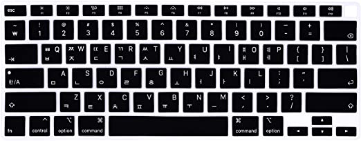 WYGCH Korean Language Keyboard Cover A2179 Silicone Protective Skin Keyboard Protector for MacBook Air 13 inch with Touch ID A2337 M1 Chip US Layout (NOT FIT for 2018-2019 Version)