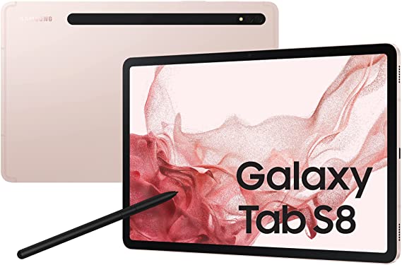 Samsung Galaxy Tab S8 Tablet Android 11 Zoll 5G RAM 8GB 256GB Tablet Android 12 Pink Gold