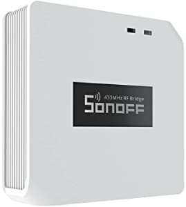 Sonoff DIY | RF BridgeR2 433MHz RF | Smart Hub | Add Up to 16 Sub-Devices | Works with Alexa, Google Assistant, Smart Things, Alice | - White