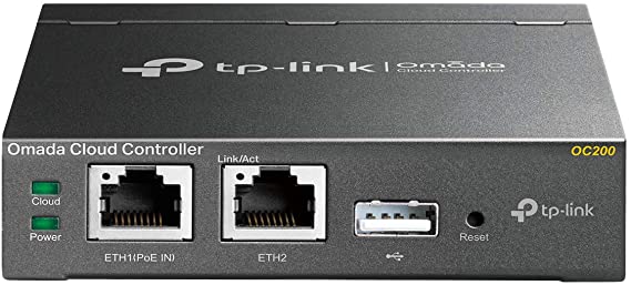 TP-Link Omada Hardware Controller | SDN Integrated | PoE Powered | Manage Up to 100 Devices | Easy & Intelligent Network Monitor & Maintenance | Cloud Access & Omada App (OC200)