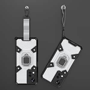 Xiaomi Redmi Note 11 Pro+ 5G, Original New All-in-One Case from CompuMisr Dual Protection Shockproof Case With Short Lanyard - Transparent & Black