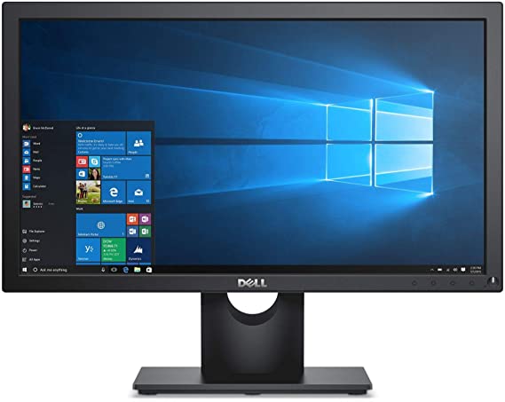 Dell E2016HV Black 20 LCD TN Monitor, 1600 x 900, 600:1, 200cd/m2, D-Sub, VESA Mountable