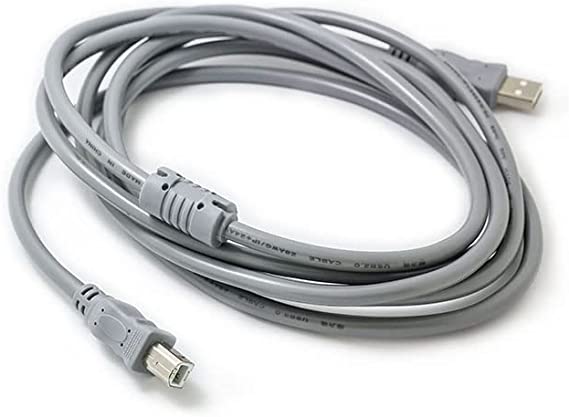Cable USB printer 2.0 High Speed Gray color 1.5M USB AM to BM printer cable (4.5 feet)