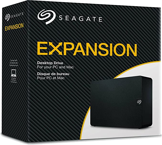 SEAGATE EXPANSION Desktop Drive 8TB HDD External Hard Drive STKP 8000400 Compatible With Windows And Mac