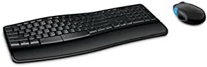 Microsoft Sculpt Comfort Desktop Keyboard and Mouse Set, UK Layout - Black