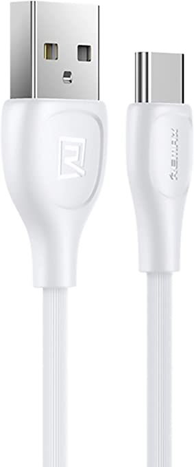Remax RC-160A Type C USB Cable Data And Fast Charger 2.1A 1 Meter - White