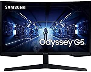 34" Samsung Odyssey WQHD 165Hz 1ms Curved Gaming Monitor - LC34G55TWWMXZN