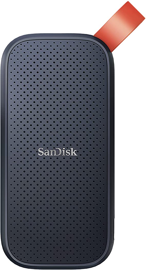 SanDisk 2TB Extreme Portable External SSD USB C, USB 3.1 SDSSDE30 2T00 G25, Blue, SDSSDE30 2T00 G25