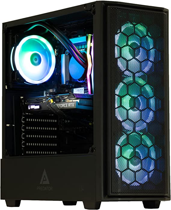 Cobratype Sidewinder Gaming PC - RTX 3060 Ti, Intel Core i7 11700F (Up to 4.90 Ghz), 32 GB DDR4, 1TB NVMe, AIO Liquid Cooler, Windows 10 Pro