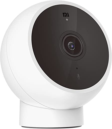 Xiaomi Mi Home Security Camera 2K - Magnetic Mount| 180° rotating magnetic mount |Infrared night vision | Two-way voice calls | Motion detection- White, MJSXJ03HL