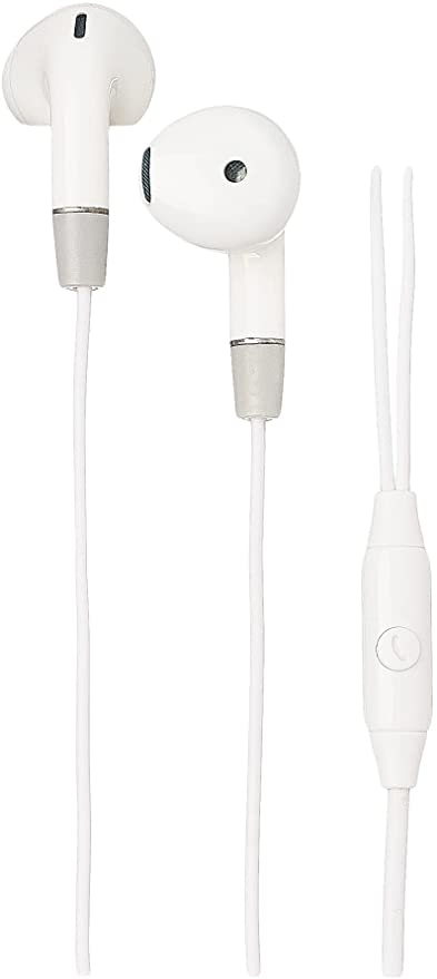 Celebrat G8 Wired Bass Stereo Earphone With Controler And Microphone - White