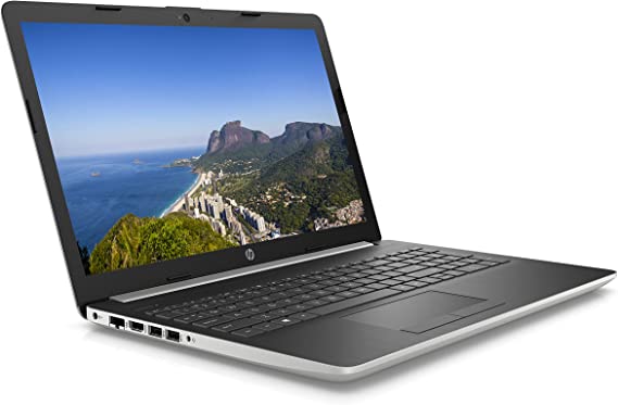 HP 15-da0070na 15.6-Inch Full HD Laptop, Intel Core i3-7020U, 4 GB RAM, 1 TB HDD, Windows 10 Home - Silver