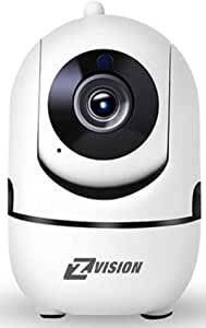 ZVision Wireless Smart Night Vision Webcam 360 Angle 2 Mega Full HD 1080P 3.6mm Panoramic WiFi IP Camera Pan-tilt Version