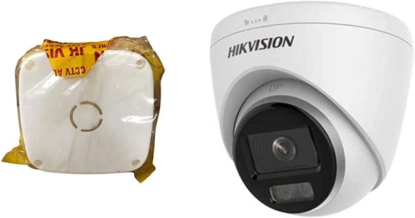 J.K.VISION PVC Box Bundle with HIK-Vision 2MP Color Vu Dome Camera (DS-2CE70DF0T-PF), Colorful Night Vision Camera