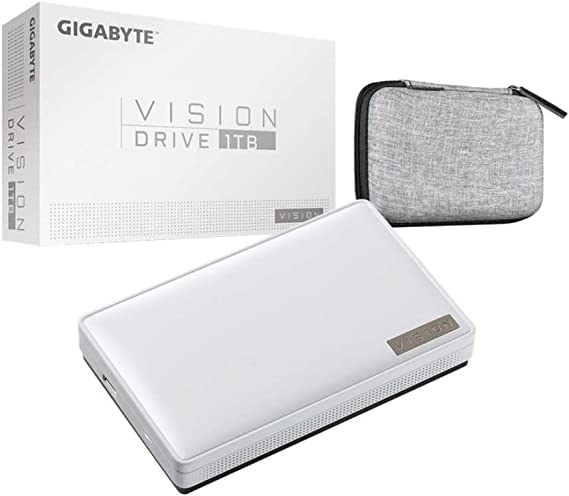 Gigabyte Vision Drive 1TB 1000 GB Black,White