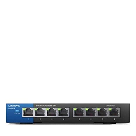 SWITCH LINKSYS SWITCH GIGABIT UNMNGED 8-PORT