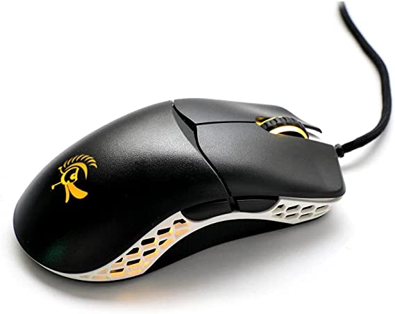 Ducky Souris filaire Gamer Feather Omron RGB, black/white, Omron 60M Micro Switches, DMFE20O-OAZPA7V