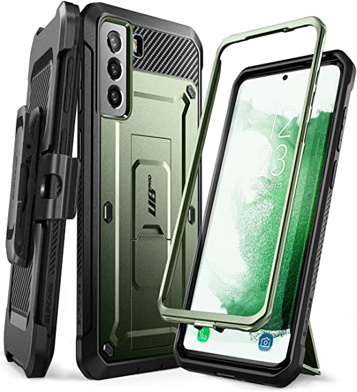 SUPCASE Unicorn Beetle Pro Series Case for Samsung Galaxy S22+ Plus 5g (6.55 Inch), Dual Layer Rugged Holster & Kickstand Case Without Screen Protector for Galaxy S22+ Plus (2022 Release) (Guldan)