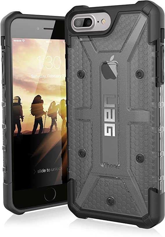 UAG iPhone 8 Plus / iPhone 7 Plus / iPhone 6 Plus [5.5-inch screen] Plasma Feather-Light Rugged [ASH] Military Drop d iPhone Case