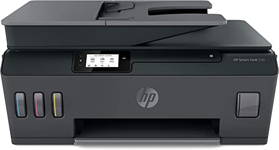 HP Smart Tank 530 Wireless, Print, Copy, Scan, Fax, Automated Document Feeder, All In One Printer - Black