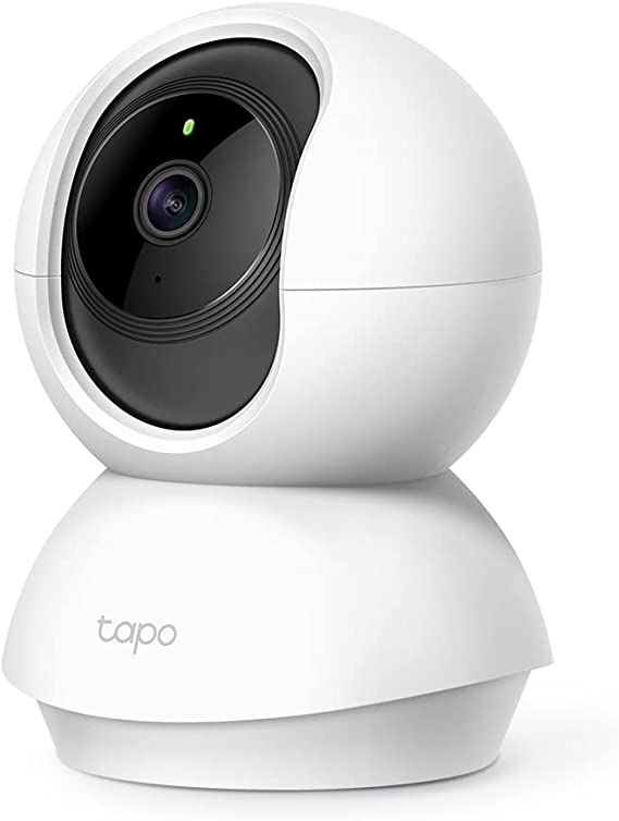 Tapo TC70 360-Degree Smart Wi-Fi Pan and Tilt Camera, 1080 P,with Light and Audio