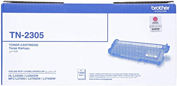 Brother Toner Cartridge - Tn-2305, Black