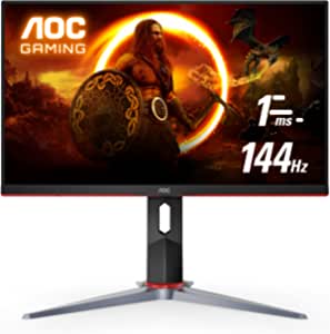 AOC 144Hz 1MS Ips 1080P Wled Flat Freesync 2HDMI 1DP 250Nit Frameless Gaming Monitor (24in)