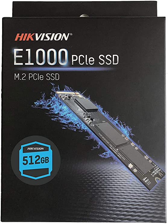 HIKVISION E1000 M.2 2280 PCIe Gen3x4 NVMe up to 2100MB/s read, 1800MB/s-512gb