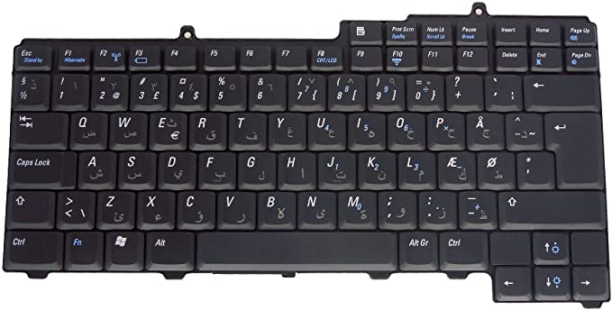 Downtown Keyboard For Laptop Models Dell D610, D810, 610M, M70,d600 D505 D500