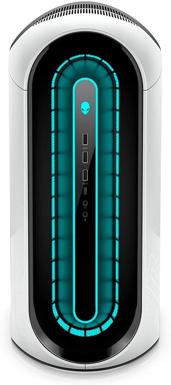 Alienware Aurora R12 RTX 3080 Gaming Desktop PC - NVIDIA GeForce RTX 3080 10GB GDDR6X, Intel Core i7 11700KF, 16GB HyperX Fury DDR4 XMP RAM, 1TB HDD + 512GB SSD, Lunar Light (Latest Model)