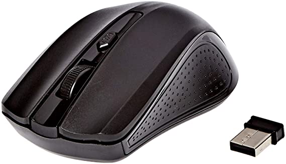 Enet G211-33 Wireless Optical Mouse - Black