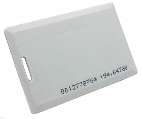 125kHz - RFID Proximity ID Smart Entry Access Card - Thick - 10 Pack