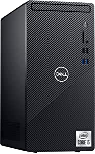 2021 Newest Dell Inspiron 3880 Desktop Computer, 10th Intel Quad-Core i5-10400 Processor, 16GB DDR4 RAM, 256GB PCIe SSD + 1TB HDD, WiFi, VGA, HDMI, Bluetooth, Windows 10 Home, Black (Latest Model)