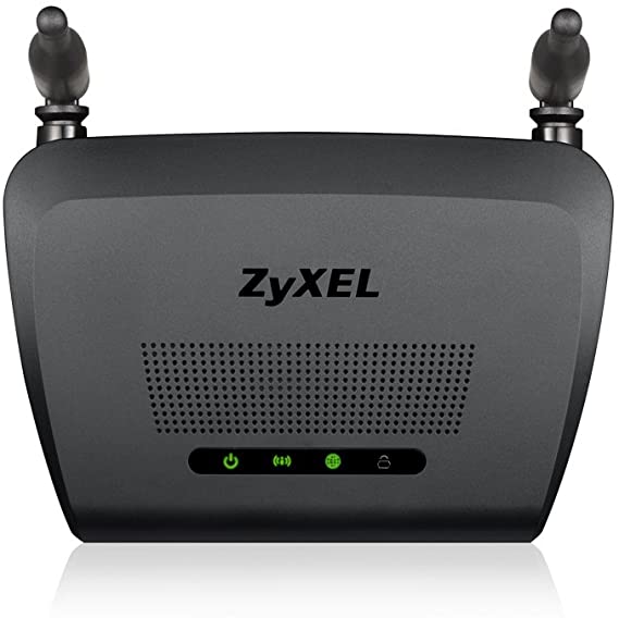 Zyxel NBG-418NV2 Waterproof Wireless Home Router - Black